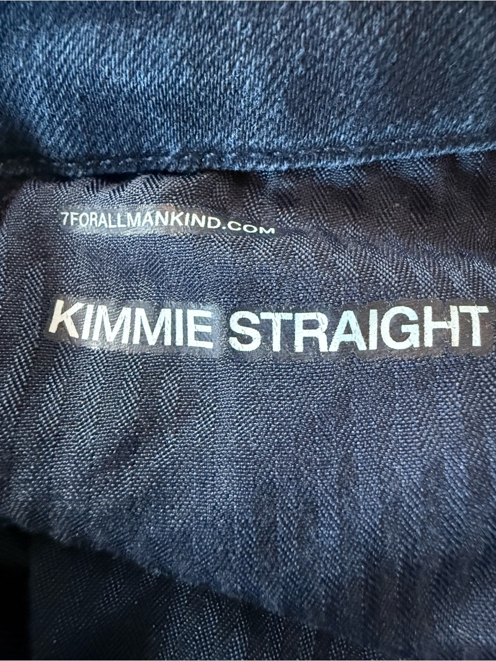 7 for All Mankind Dark Blue Skinny Jeans - Picture 5 of 6
